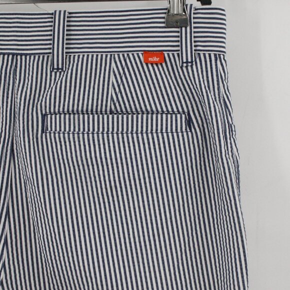 Malbon Golf x Nike Pant Mens 30 Dri-FIT UV Chino Striped Straight Leg Mid Rise - Picture 6 of 15